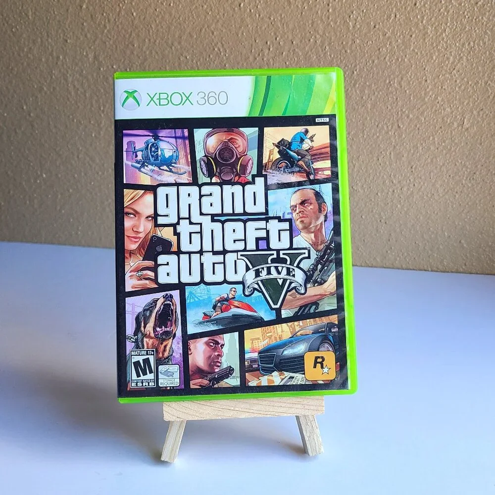 Grand Theft Auto V Xbox 360 Game Gta 5 (2 disks)